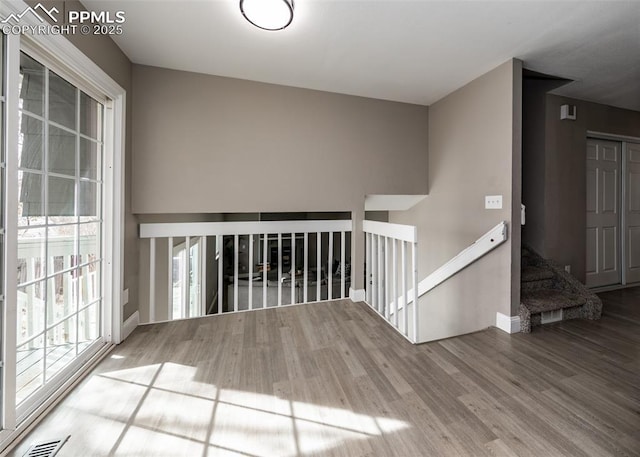 7465 Painted Rock Dr, Colorado Springs, CO 80911 - empty room with wood finished floors
