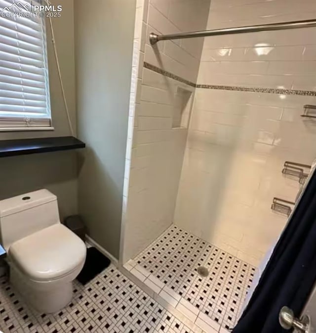 4110 Novia Dr, Colorado Springs, CO 80911 - full bathroom featuring a shower stall and tile patterned flooring