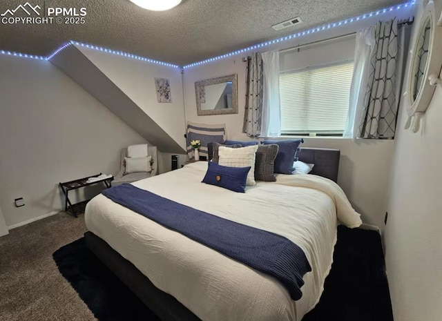 4110 Novia Dr, Colorado Springs, CO 80911 - bedroom featuring carpet and a textured ceiling