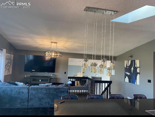 4110 Novia Dr, Colorado Springs, CO 80911 - dining space with a textured ceiling and tile patterned floors