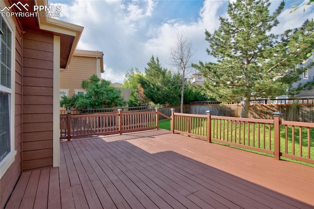3355 Willowrun Dr, Castle Rock, CO 80109 - deck featuring a fenced backyard