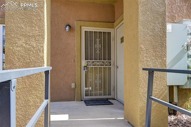 4888 Kerry Lynn Way Unit 101, Colorado Springs, CO 80922 - doorway to property with stucco siding