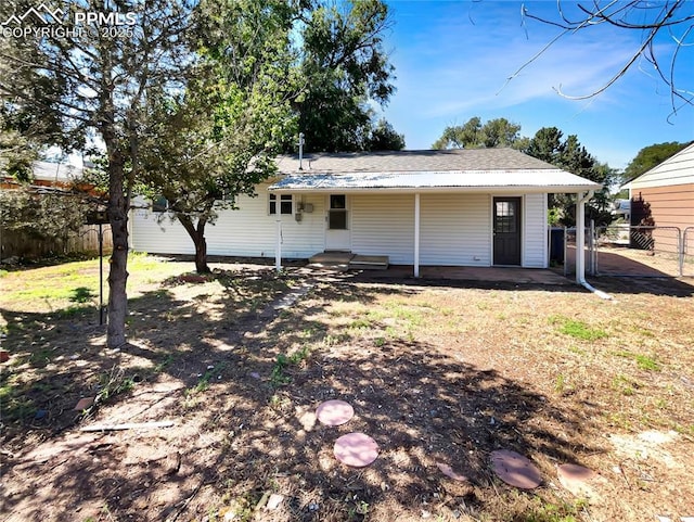 307 Mount View Ln, Fountain, CO 80817 - rear view of house with a gate