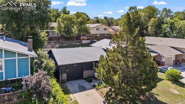 728 Squire St, Colorado Springs, CO 80911 - aerial view of residential area