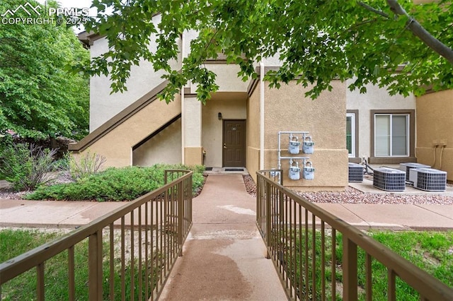 3847 Riviera Grv Unit 102, Colorado Springs, CO 80922 - view of front of house featuring stucco siding