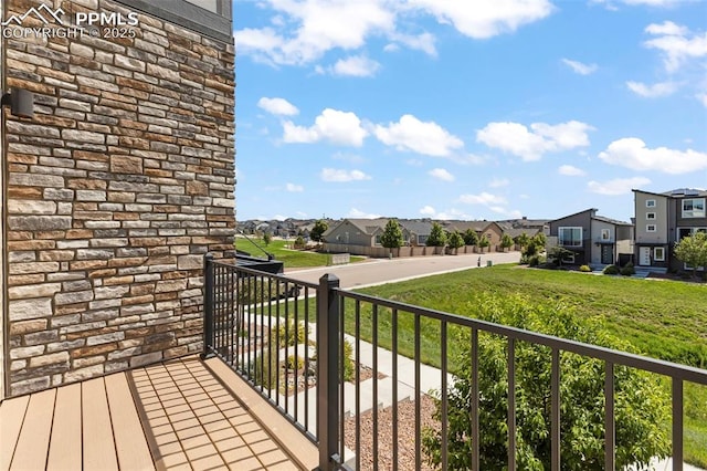 2481 Horsemanship Ct, Colorado Springs, CO 80922 - balcony with a residential view