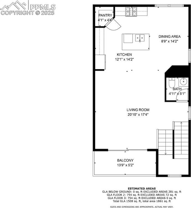 2481 Horsemanship Ct, Colorado Springs, CO 80922 - view of floor plan / room layout