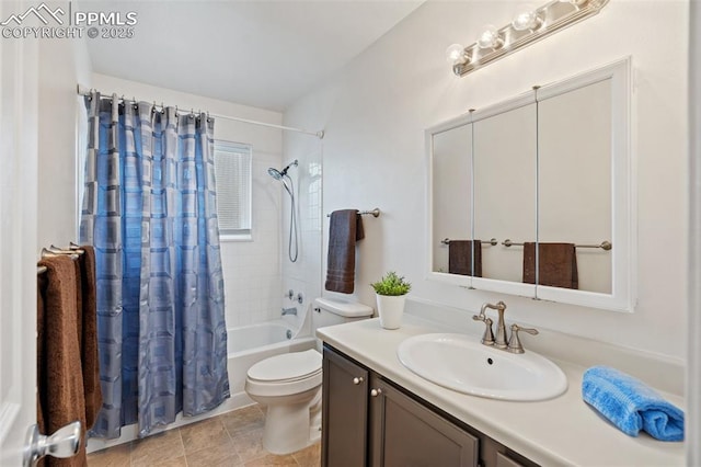 1275 Soaring Eagle Dr, Colorado Springs, CO 80915 - bathroom featuring shower / bath combination with curtain and vanity
