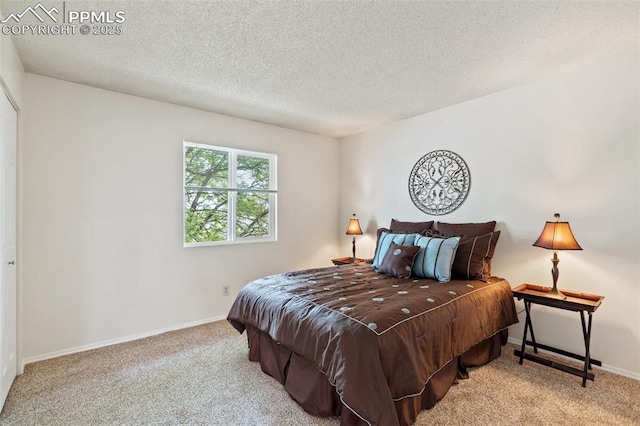 1275 Soaring Eagle Dr, Colorado Springs, CO 80915 - bedroom with carpet floors and a textured ceiling