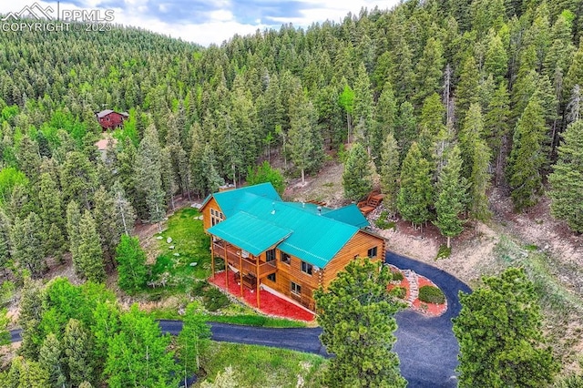 1527 S Pine Dr, Bailey, CO 80421 - view from above of property featuring a forest