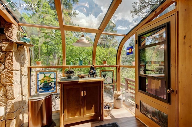 9615 Mountain Rd, Cascade, CO 80809 - view of sunroom
