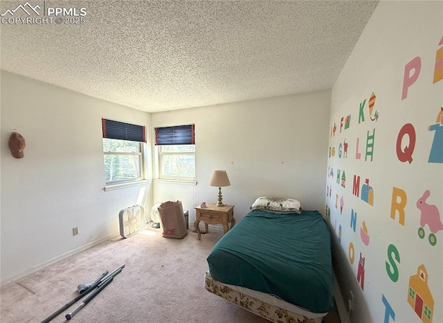 945 Marlstone Pl, Colorado Springs, CO 80904 - carpeted bedroom with a textured ceiling