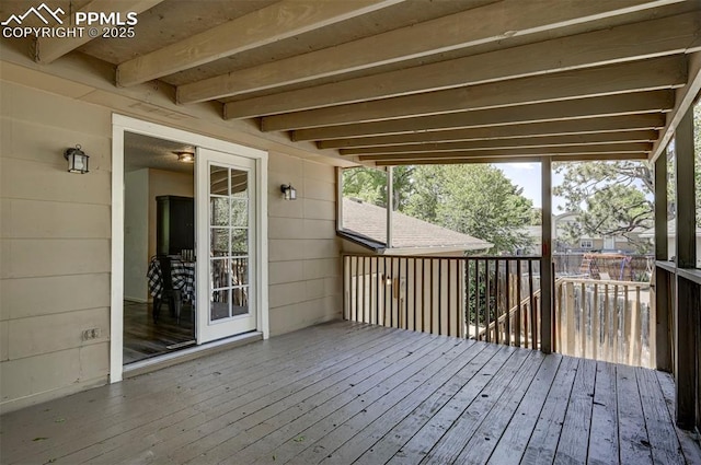 4110 Undimmed Cir, Colorado Springs, CO 80917 - view of deck