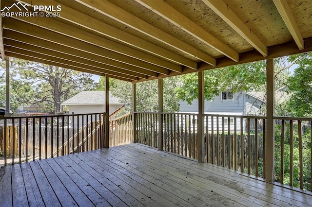 4110 Undimmed Cir, Colorado Springs, CO 80917 - view of deck