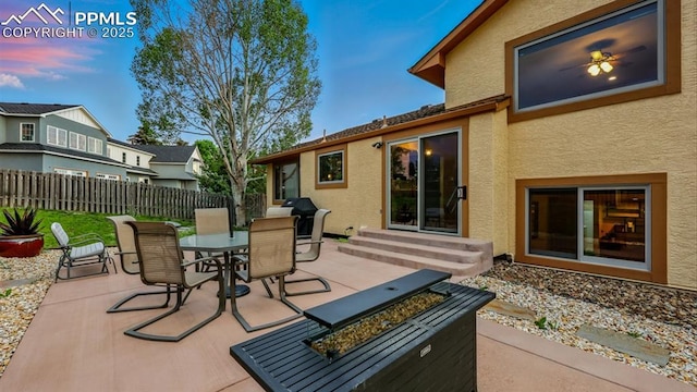 440 Torrey Pines Way, Colorado Springs, CO 80921 - view of patio / terrace featuring entry steps and outdoor dining space