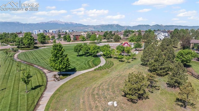 5060 Galloping Goose Way, Colorado Springs, CO 80924 - bird's eye view of a mountain backdrop