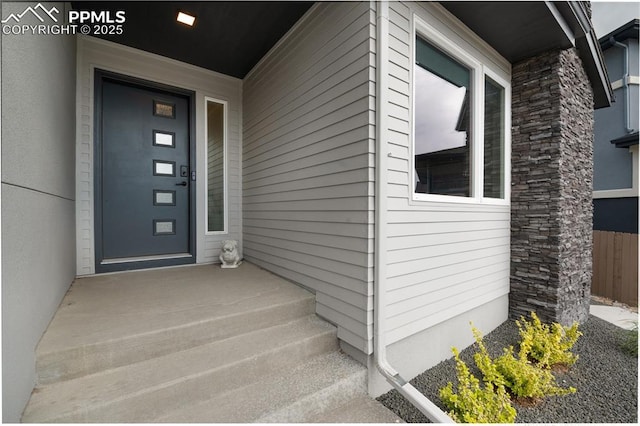 4841 Hanging Lake Cir, Colorado Springs, CO 80924 - view of exterior entry featuring stone siding