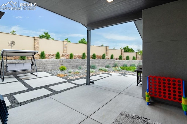 4841 Hanging Lake Cir, Colorado Springs, CO 80924 - fenced backyard with a patio