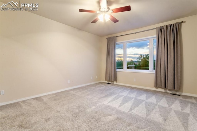 6972 Granite Peak Dr, Colorado Springs, CO 80923 - unfurnished room featuring carpet and ceiling fan
