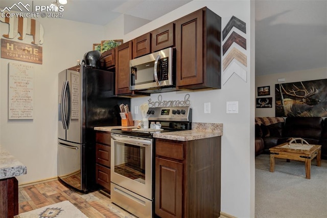 601 Harvest Field Way, Fountain, CO 80817 - kitchen featuring stainless steel appliances and light countertops