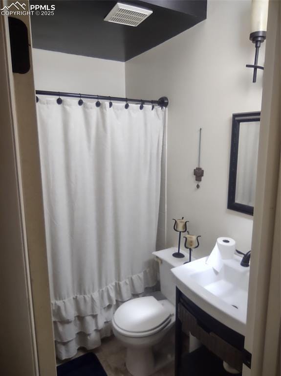423 Ridge Rd, Divide, CO 80814 - bathroom with vanity and a shower with curtain