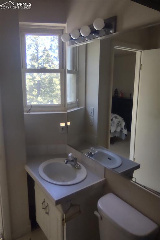423 Ridge Rd, Divide, CO 80814 - bathroom with toilet and vanity