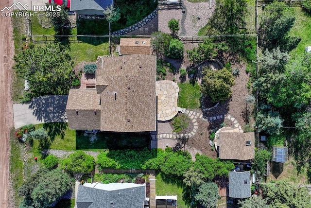 123 Wheat Ridge St, Palmer Lake, CO 80133 - aerial view of property and surrounding area
