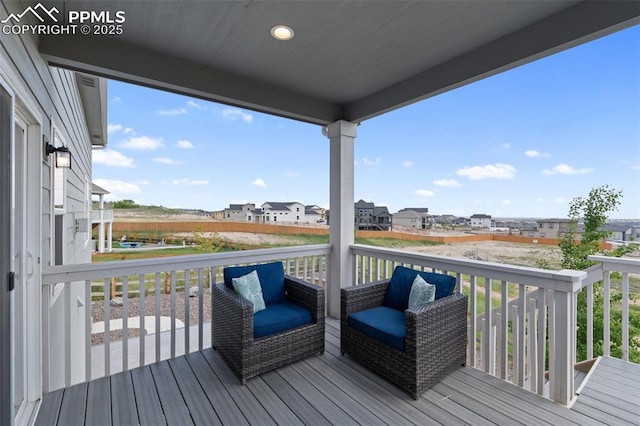 10238 Odin Dr, Colorado Springs, CO 80924 - deck with a residential view