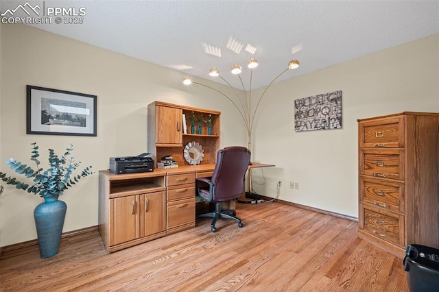 2505 Wimbleton Ct, Colorado Springs, CO 80920 - office with light wood-style floors and baseboards