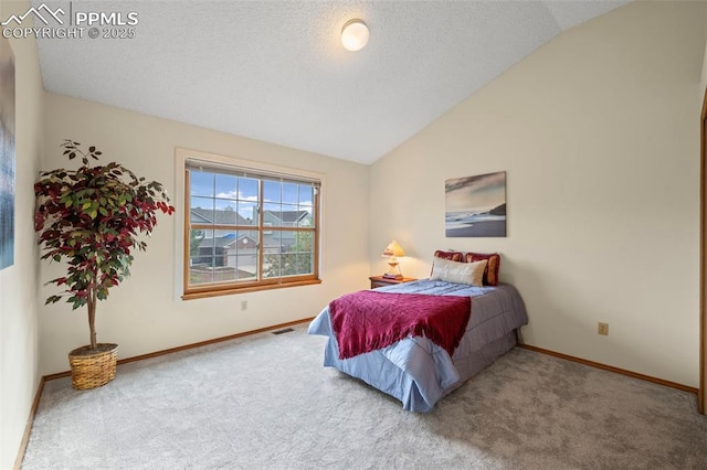 2505 Wimbleton Ct, Colorado Springs, CO 80920 - bedroom featuring lofted ceiling and carpet floors
