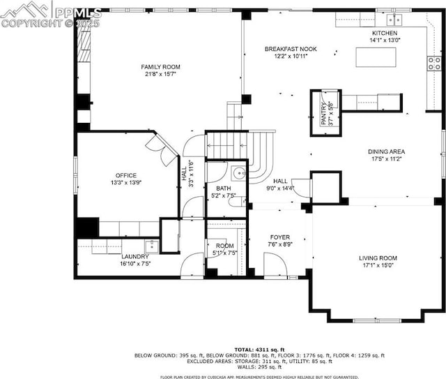 2505 Wimbleton Ct, Colorado Springs, CO 80920 - view of floor plan / room layout