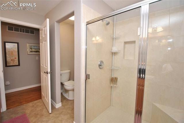 4201 Stonesthrow Vw, Colorado Springs, CO 80922 - full bathroom with toilet and a shower stall