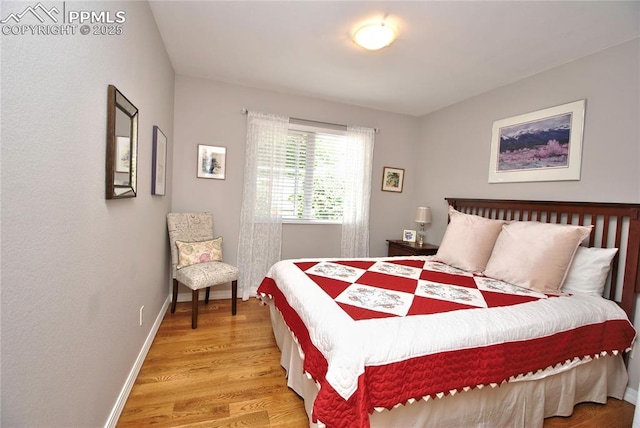 4201 Stonesthrow Vw, Colorado Springs, CO 80922 - bedroom with light wood finished floors and baseboards
