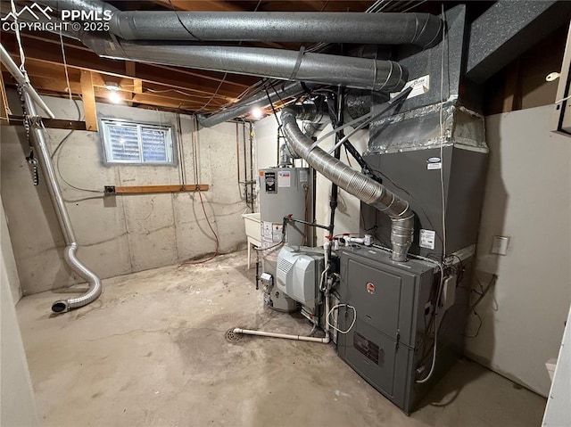 251 Fay Dr, Colorado Springs, CO 80911 - utility room featuring water heater and heating unit