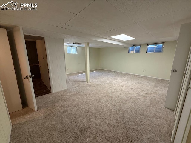 251 Fay Dr, Colorado Springs, CO 80911 - below grade area with carpet