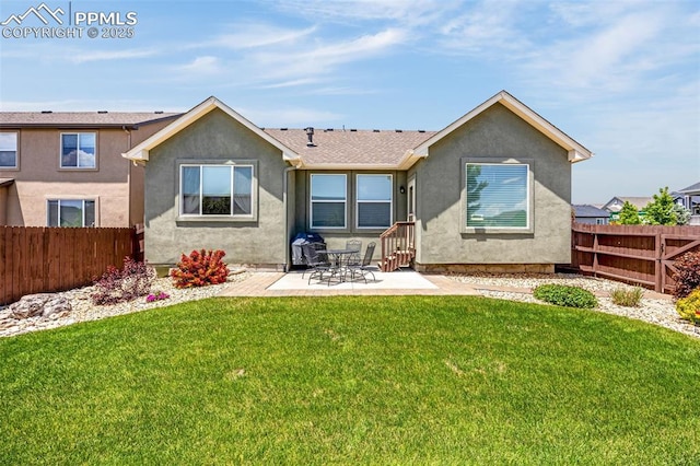 2997 Bright Moon Dr, Colorado Springs, CO 80908 - back of house featuring a patio area and stucco siding