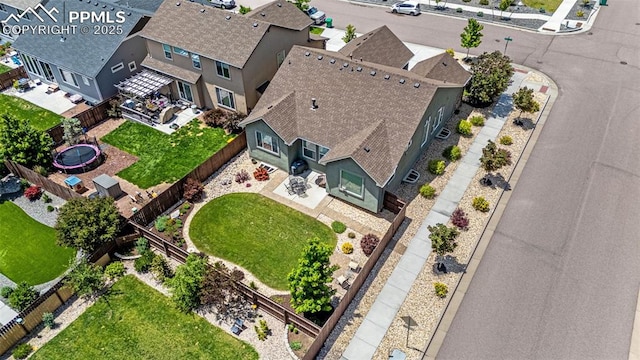 2997 Bright Moon Dr, Colorado Springs, CO 80908 - aerial perspective of suburban area