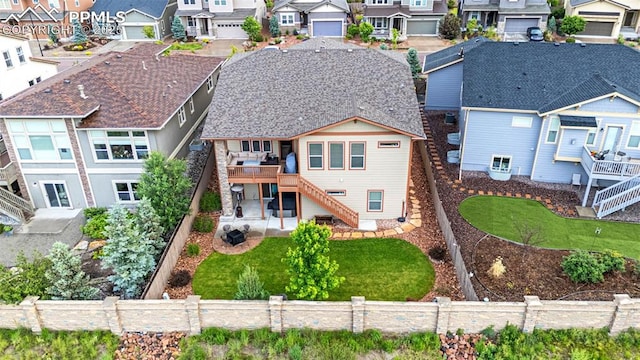 4187 Notch Trl, Colorado Springs, CO 80924 - aerial view of residential area