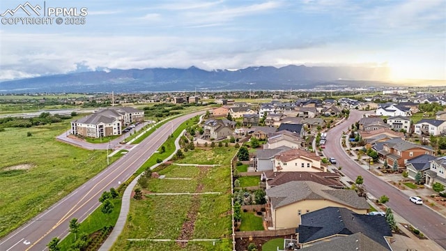 4187 Notch Trl, Colorado Springs, CO 80924 - view of property location with nearby suburban area and a mountain backdrop