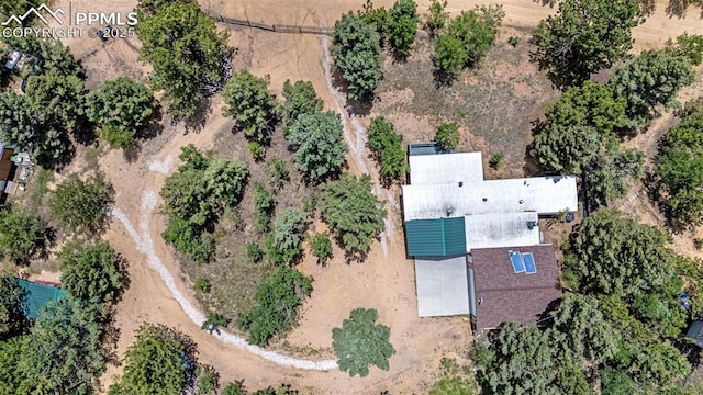 269 Evergreen Rd, Woodland Park, CO 80863 - view from above of property