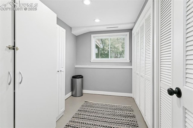 4603 Bella Dr, Colorado Springs, CO 80918 - washroom with recessed lighting and baseboards