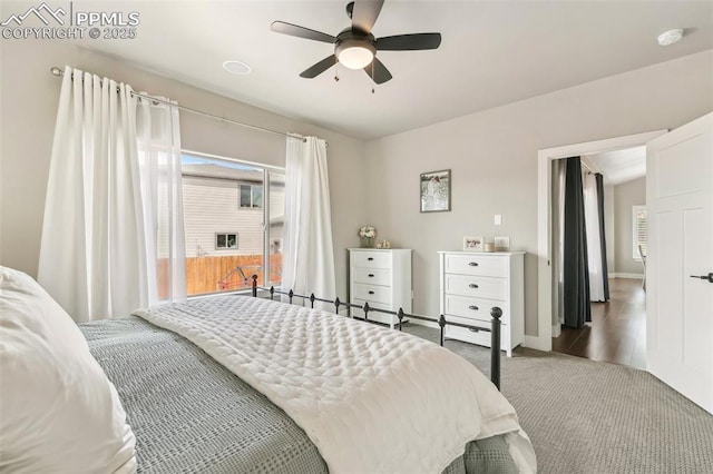 6792 David Anthony Ct, Colorado Springs, CO 80922 - bedroom with carpet flooring and ceiling fan