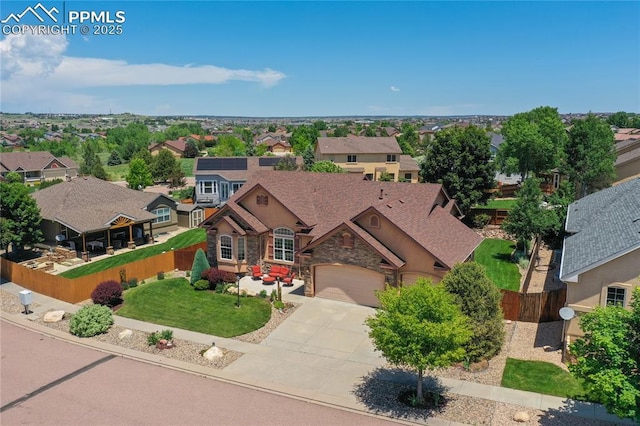 5763 Show Down Ln, Colorado Springs, CO 80923 - aerial view of residential area