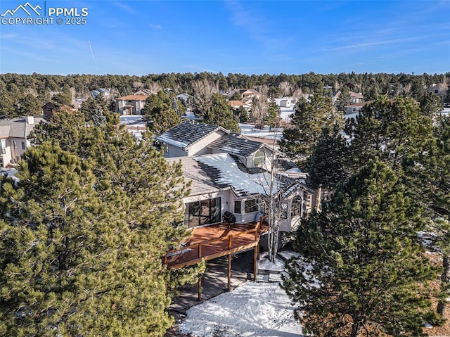 17870 New London Rd, Monument, CO 80132 - aerial perspective of suburban area