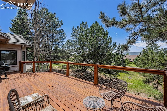 17870 New London Rd, Monument, CO 80132 - view of wooden deck