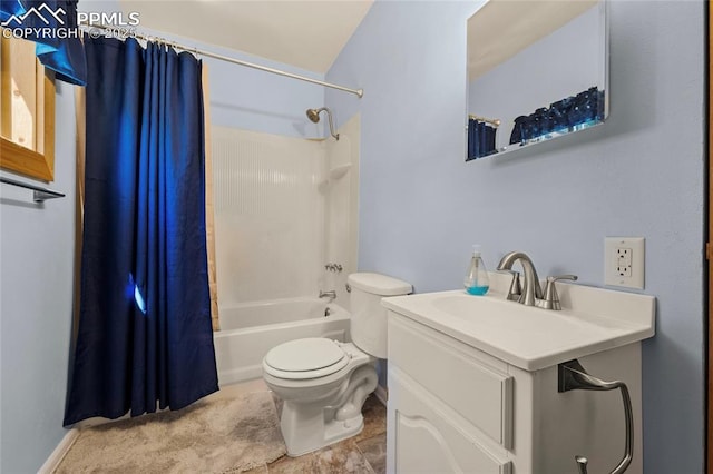 2925 M Path, Cotopaxi, CO 81223 - bathroom featuring shower / tub combo with curtain and vanity