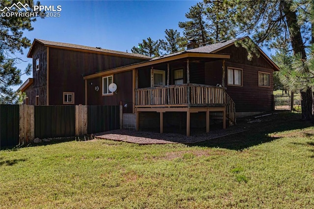 2925 M Path, Cotopaxi, CO 81223 - rear view of property