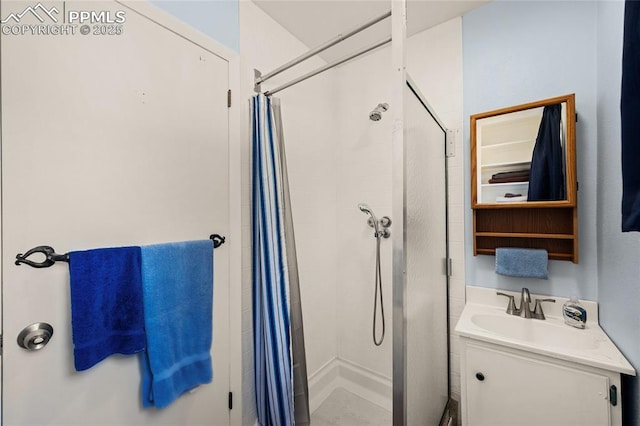 2925 M Path, Cotopaxi, CO 81223 - full bath featuring a shower stall and vanity