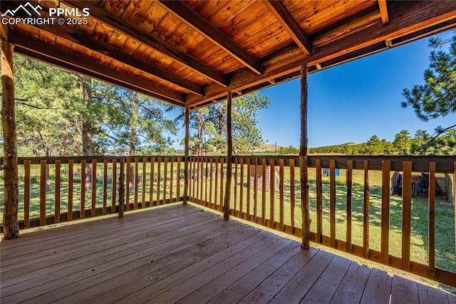 2925 M Path, Cotopaxi, CO 81223 - view of wooden terrace