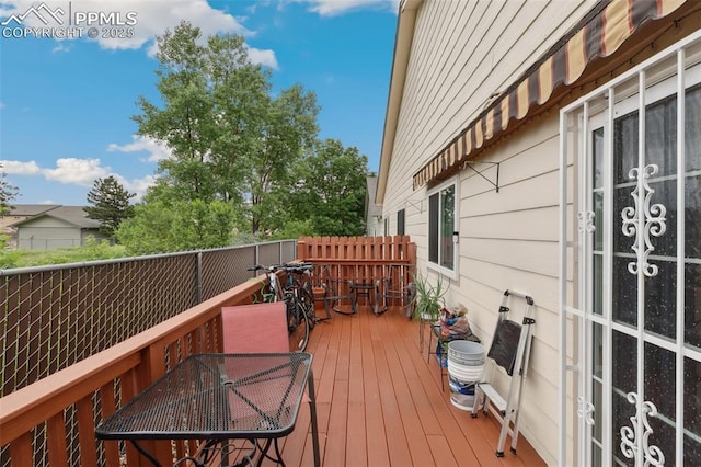 968 Samuel Pt, Colorado Springs, CO 80906 - deck with outdoor dining space
